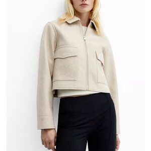 MANGO Flap Pocket Jacket